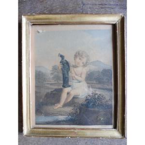 Color Engraving After Chaudet, Early 19th Century