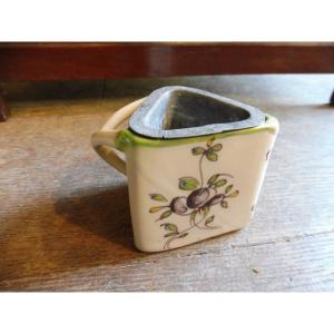 18th Century Samadet Earthenware Inkwell