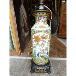 Bronze Mounted Chinese Porcelain Lamp Base 