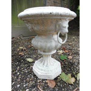 19th Century Cast Iron Garden Vase