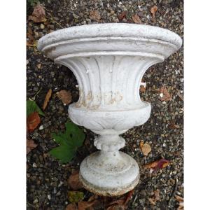 19th Century Cast Iron Garden Vase 