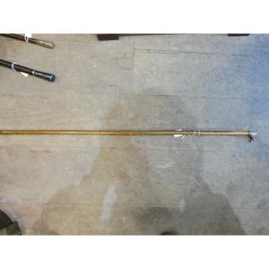 19th Century Silver Metal Cane With Elephant Head Handle