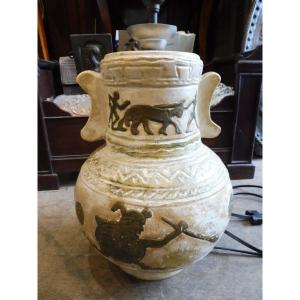 1960s Ceramic Lamp Base  