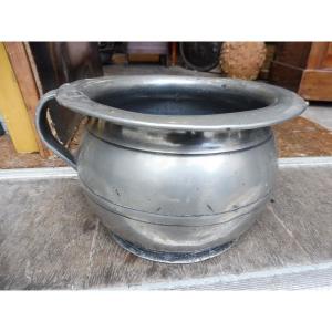 19th Century Pewter Chamber Pot