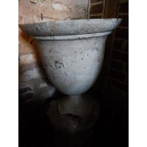 Cast Iron Park Vase From The Early 19th Century  