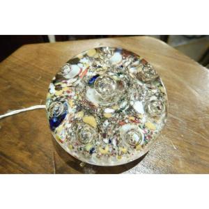 19th Century Sulfur Paperweight Ball