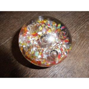 19th Century Sulfur Paperweight Ball