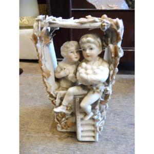 Biscuit Porcelain Flower Girl, 1900  