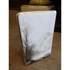Porcelain Menu In The Form Of A Bud Vase, 1900