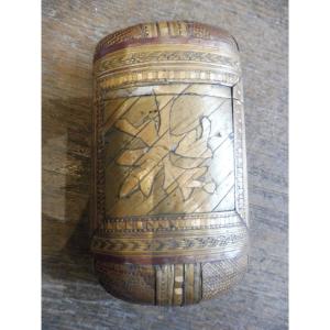 19th Century Straw Marquetry Cases