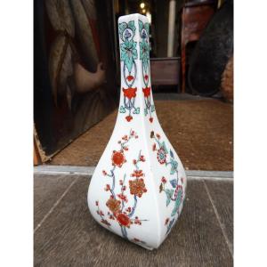 Samson Porcelain Soliflore Vase From Paris, Chantilly Style, 19th Century