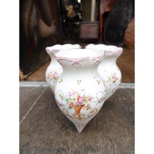 19th Century Biscuit Porcelain Vase