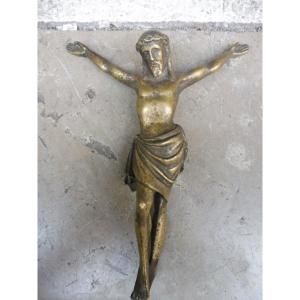 Antique Bronze Christ On The Cross  