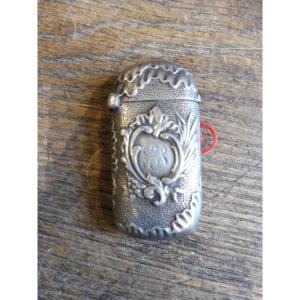 19th Century Silver Match Cases 