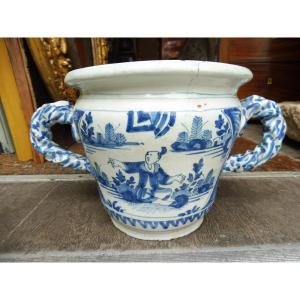 Nevers Earthenware Pot, 17th Century  