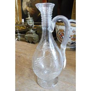 19th Century Cut Crystal Pitcher