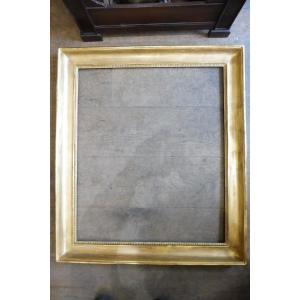 Rectangular Gilded Stucco Frame Early 19th Century