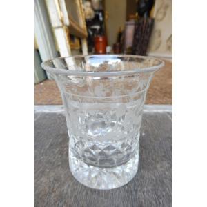 Louis XVI Wedding Glass Engraved With A Flamboyant Heart