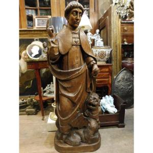 Important Medieval Oak Sculpture