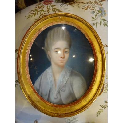 Pastel Drawing Of The 18 Century