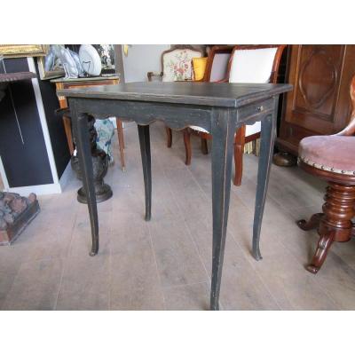 Black Painted Table