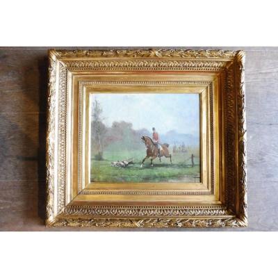 Oil On Canvas Signed Auguste Vimar