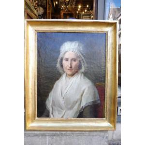 Oil On Canvas Of The French School Around 1790