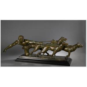 Alexandre Kéléty (1874-1940). Art Deco Bronze Sculpture