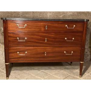 Louis XVI Period Chest Of Drawers, Stamped