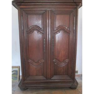 Louis XIV Period Wardrobe In Oak