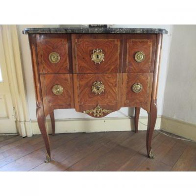 Transition Louis XV Commode Louis XVI