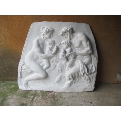 Bas Relief  En  Terre  Cuite