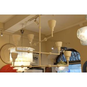 Plaster Luminaire In The Style Of Giacometti