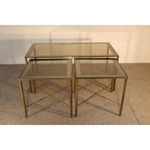 Trio Of Tables, Brass, 1970