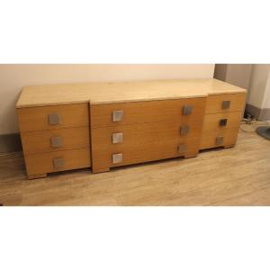 Oak Sideboard, Design, Italy, 1980