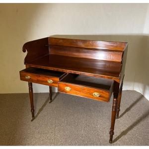 English Mahogany Desk, 19th Century
