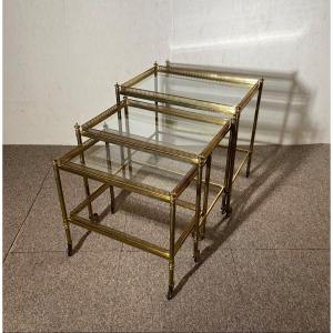 Nesting Tables Maison Jansen, Paris, 20th Century