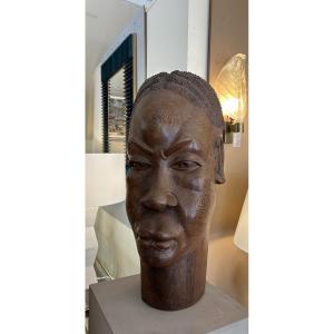 African Head, Art Deco