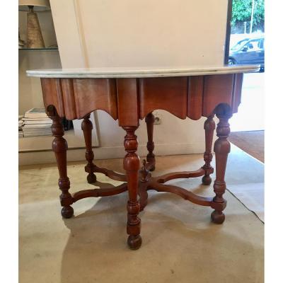 Marble Top Pedestal
