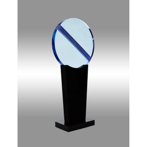 Jean Claude Farhi (1940-2012) Sculpture In Methacrylate Signed. Single Piece.