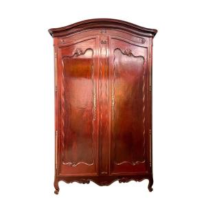 Nantes Wardrobe In Cuban Mahogany From The 18th Century
