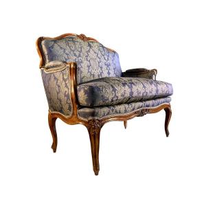 18th Century Louis XV Marquise Armchair