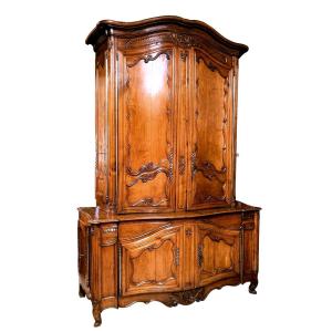 Large Louis XV Two-part Sideboard - 18th Century - Loire Valley Castle Furniture