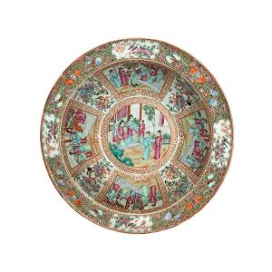 Chinese Canton Porcelain Bowl – Famille Rose – Guangxu Period (1875-1908) – Qing Dynasty – 19th