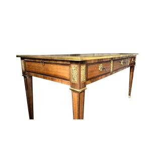 Louis XVI Flat Desk Stamped Jean Caumont (1736-1800)