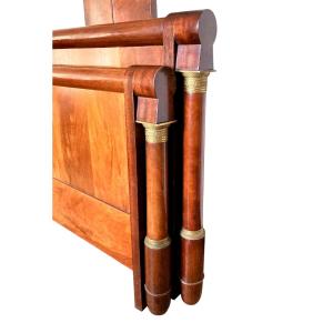 19th Century Empire Style Mahogany Child's Bed