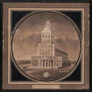 François Villers: Church Of Saint-mathurin-sur-loire, 1837 Competition, Completed Project
