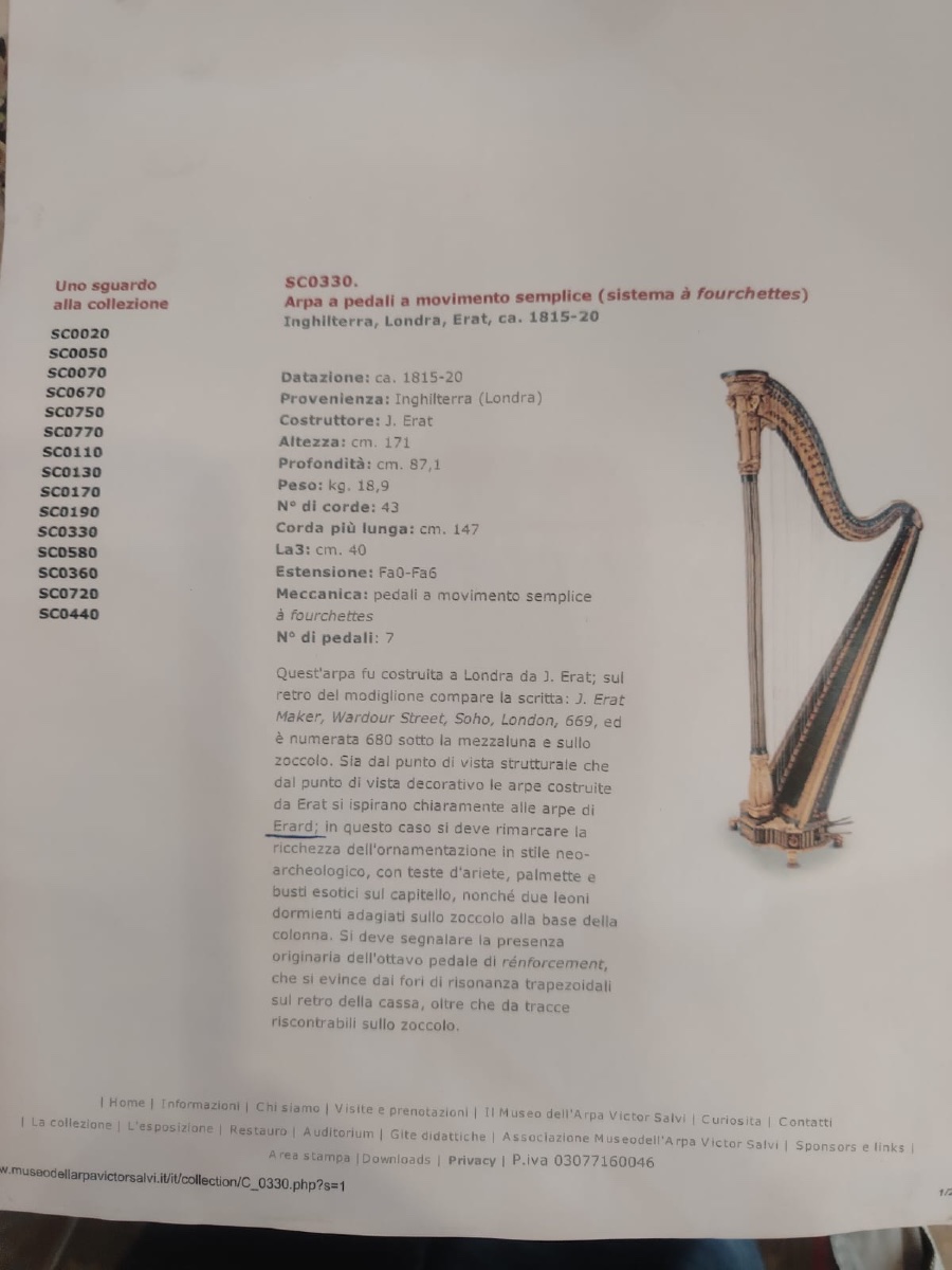 Arpa Érard Grecian – 1812 -photo-3