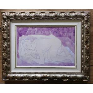 Felice Casorati opera Unica Nudino 1962 Pubblicato Prov Galleria la Bussola