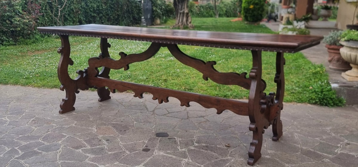 Tavolo Fratino in Noce a Due Assi del ‘700 Toscano: un capolavoro senza tempo-photo-3